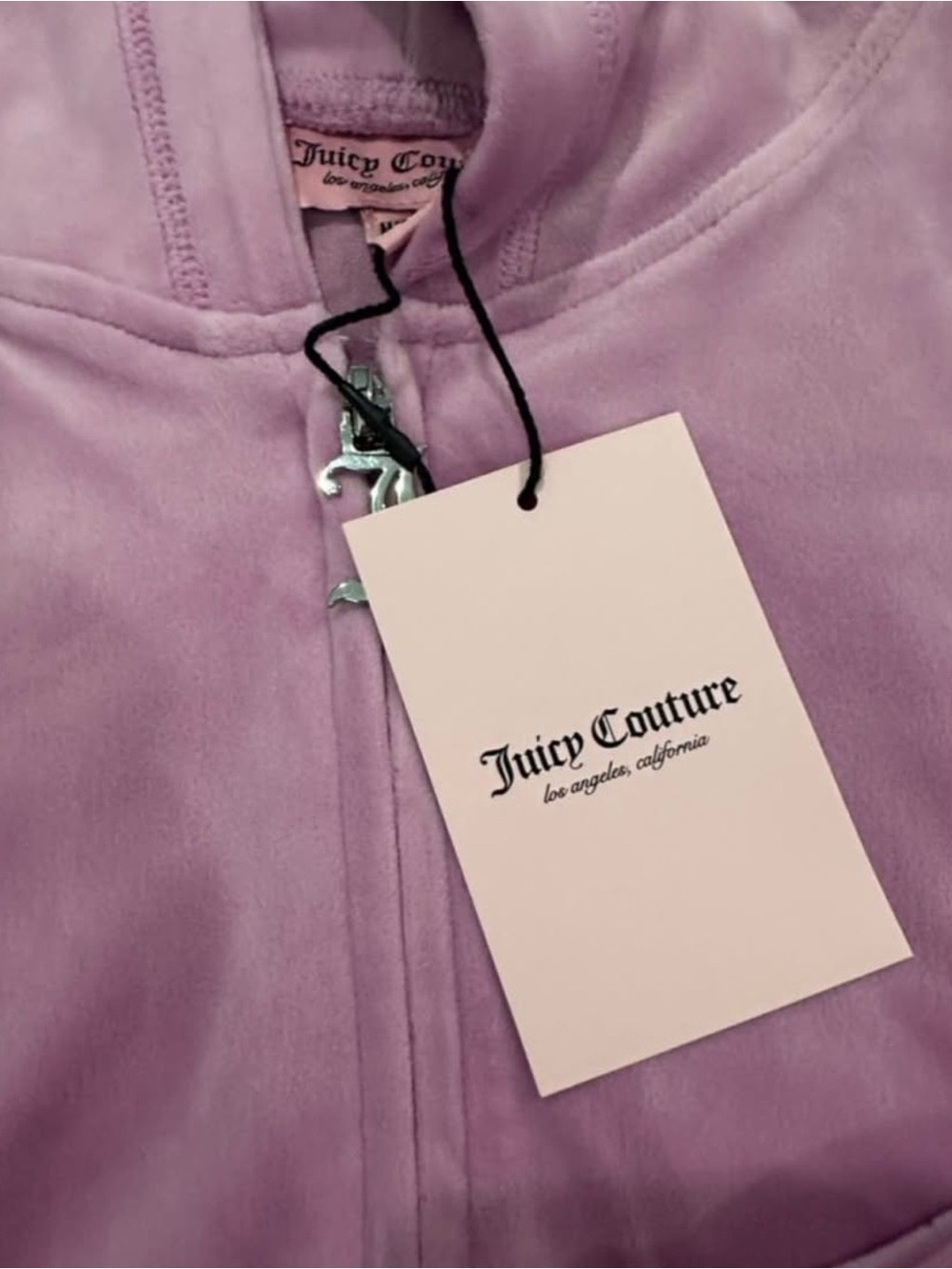 Juicy Couture Dewberry Velour Zip Hoodie and shorts